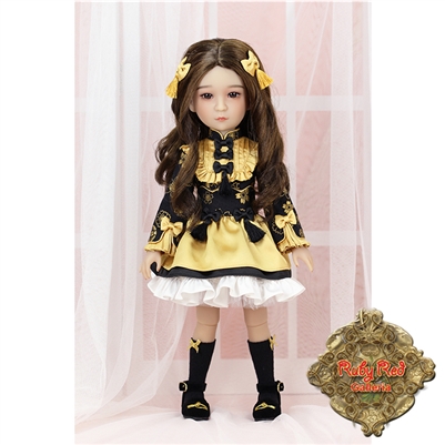 Ruby Red Galleria Girls Of The Orient - Gold & Black Outfit KC0003A