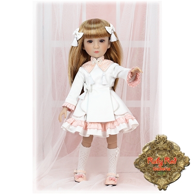 Ruby Red Galleria Girls Of The Orient - White & Pink Outfit KC0004A