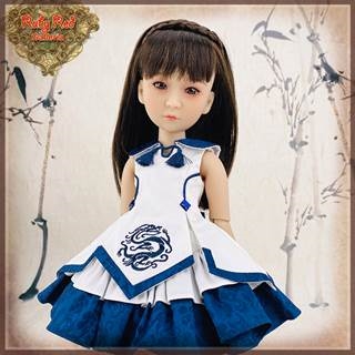 Ruby Red Galleria Girls Of The Orient - Blue White Outfit KC0011A