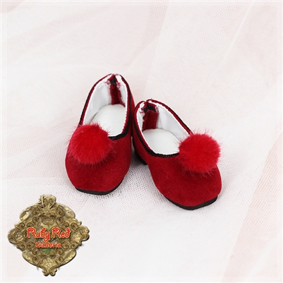 Shoes - Girls Of The Orient KH0004B Red Chuzzle