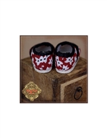 Shoes - Ten Ping HH0060A Red With White Printed Flowers