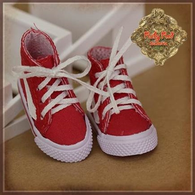 WH0075B 12" In Motion Red Sneakers