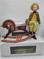 Oliver Doll And Decoupage Rocking Horse