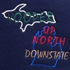 Yooper Michigan embroidery shirt