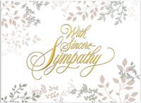 Funeral Sympathy Postcard