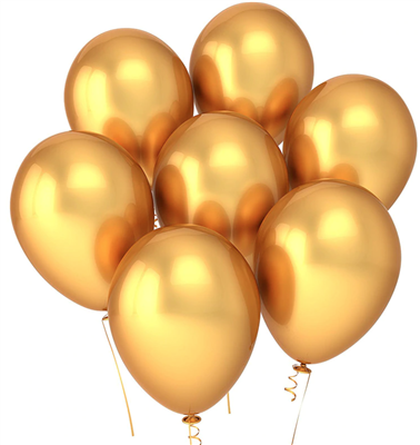 Gold Balloons  10 pcs