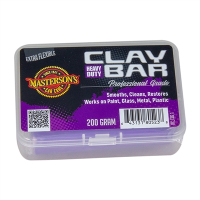 PURPLE CLAY BAR HEAVY DUTY GRADE (200 GRAM) W/ CASE - AC_136_1