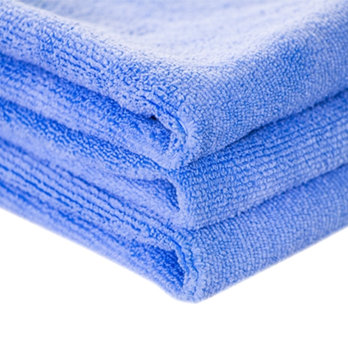 Workhorse Professional Microfiber Towel, Blue 16 x 16 (3 Pack)