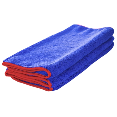 PROJE' Blue Microfiber Towel for Cars - Ultra Absorbent - Car Drying, Polishing, Buffing Cloth & Interior Detailing Towel - 500 GSM 16x16in - Auto