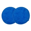 ROUND BLUE MICROFIBER APPLICATOR PAD 5-INCH (2-PACK) -