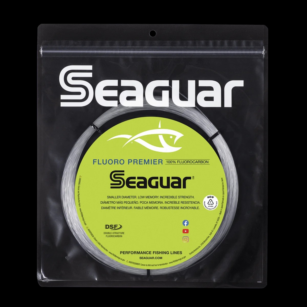 Seaguar Premier Fluorocarbon Fishing Line