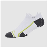 Footjoy Tech D.R.Y. Roll Tab 1-Pair Socks, White