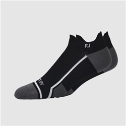 Footjoy Tech D.R.Y. Roll Tab 1-Pair Socks, Black