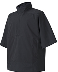 FootJoy Mens FJ Hydrolite Short Sleeve Rain Jacket 23700, Black