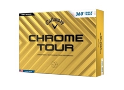 2024 Callaway Chrome Tour Golf Balls, White Triple Track