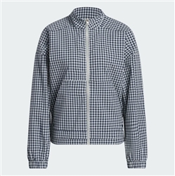 Adidas Women's 365 Gingham Jacket, Navy Pattern