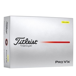 Titleist Pro V1x Golf Balls - Yellow