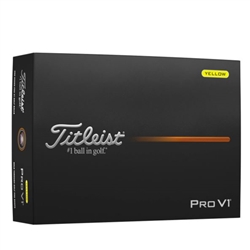 Titleist Pro V1 Golf Balls - Yellow