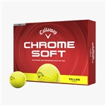 Callaway Chrome Soft Golf Balls - Yellow
