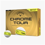 Callaway Chrome Soft Golf Balls - Yellow Stripe
