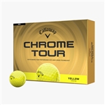 Callaway Chrome Tour Golf Balls - Yellow
