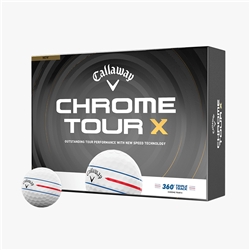Callaway Chrome Tour X Golf Balls - White Triple Track 360