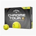 Callaway Chrome Tour X Golf Balls - Yellow Triple Track