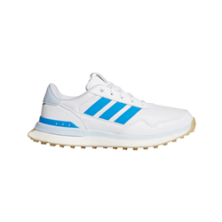 adidas Women's 2026 S2G Leather Spikeless Golf Shoes, Cloud White / Lucid Ray Blue / Crystal Sky