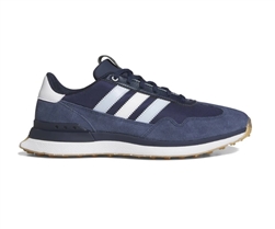 adidas S2G 2026 Men's Textile Spikeless Golf Shoes - Collegiate Navy/Cloud White/Crystal Sky