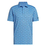 adidas Men's Ultimate365 Mesh Climacool Polo Shirt, Lucid Ray Blue