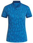 adidas Women's Ultimate365 Jacquard Climacool Golf Polo, Dusky Petrol