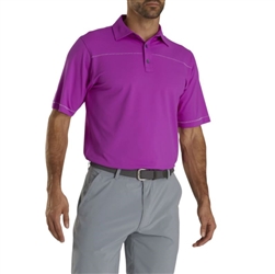 FootJoy Men's Solid Spine Polo, Mulberry