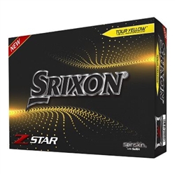 SRIXON 2022 Z Star Golf Balls (1 Dozen) - Yellow