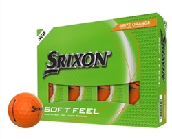 Srixon SOFT FEEL BRITE Orange Golf Balls