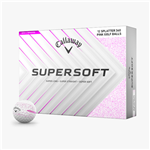 Callaway Supersoft Golf Balls, Splatter Pink