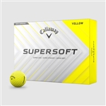 Callaway Supersoft Golf Balls, Yellow