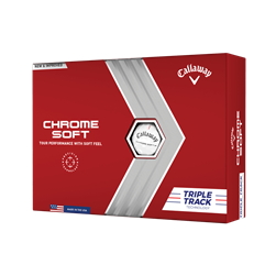 Callaway 2022 Chrome Soft Triple Track Golf Ball (1 Dozen)