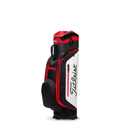 Titleist Club 7 Cart Bag, Black/White/Red