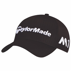 TaylorMade Golf Tour Radar Adjustable Golf Hat, Black