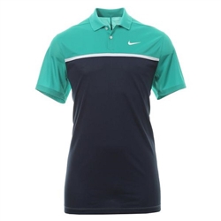 Nike Dry Fit Polo - Color Green/Black/White