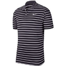 Nike Dry Victory Stripe Polo - Color Black/White