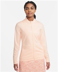 Nike Dri-FIT UV Victory Women's Full-Zip Golf Top, Crimson Tint