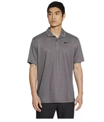 Nike Men's Golf Dri-FIT Vapor Stripe Polo, Dust Black
