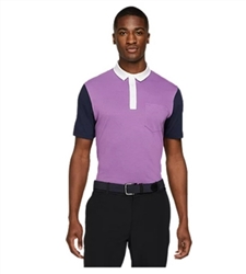 Nike Dri-FIT Player Men's Color-Blocked Golf Polo, Purple Nebula