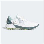 Adidas Women’s ZG21 BOA Golf Shoes, White/Yellow/Green