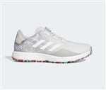 adidas Mens S2G BOA WIDE Shoes, Light Grey/Red