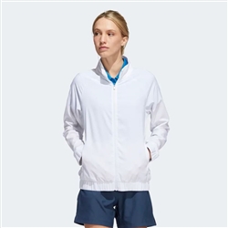 adidas Women's Essentials Full Zip Jacket, White