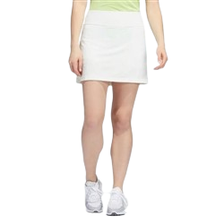 Adidas Women's Ultimate365 Printed Skort, White/Lime