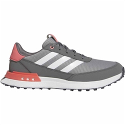 Adidas Mens S2G 24 Spikeless Golf Shoes - Grey/Red