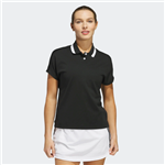 adidas Women's Go To Polo Shirt, Black/White